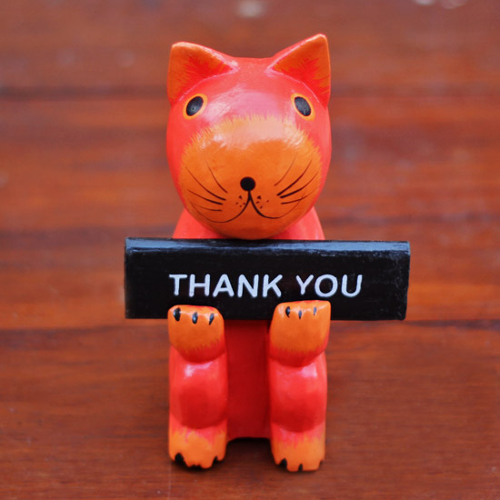 Thanks From The Cat