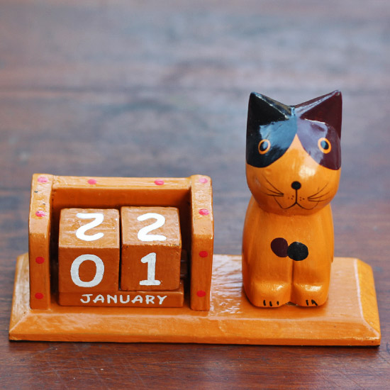 Brown Cat Calendar