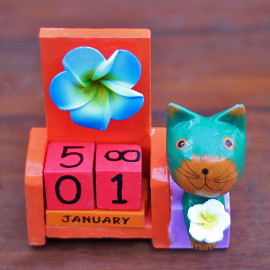 Frangipani On Calendar
