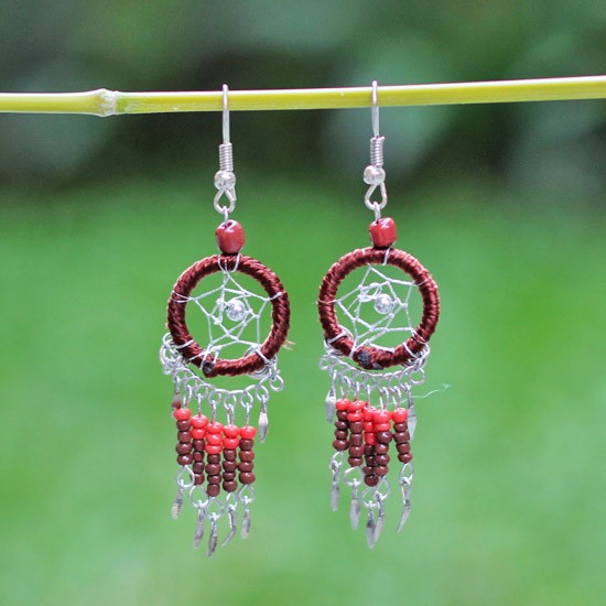 Maroon Dream Catcher
