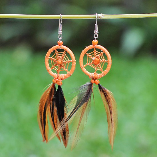Orange Dream Catcher 3