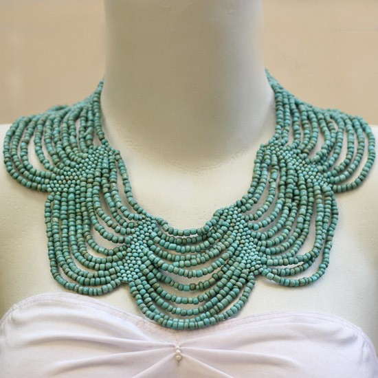 Rounded Wave Sea Green