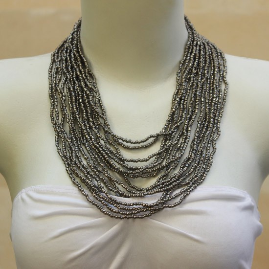 Coiled Silver Beads