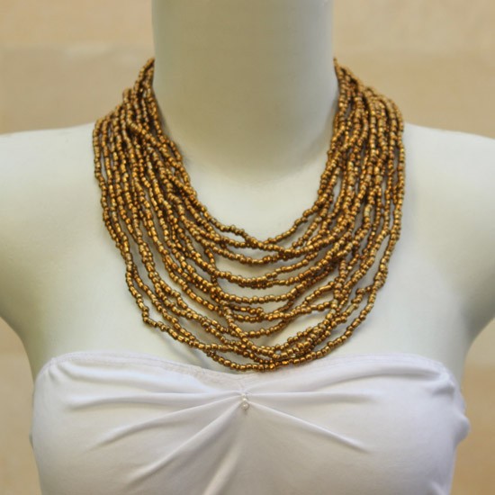 Coiled Gold Beads