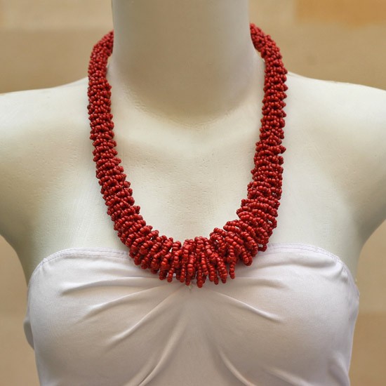 Red Beads Rolled