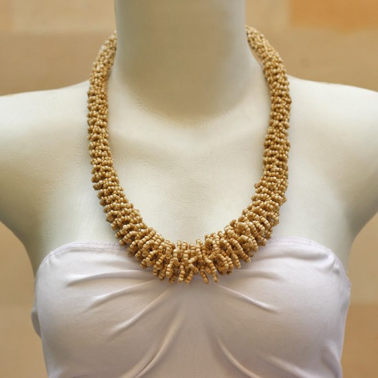 Light Brown Beads Rolled