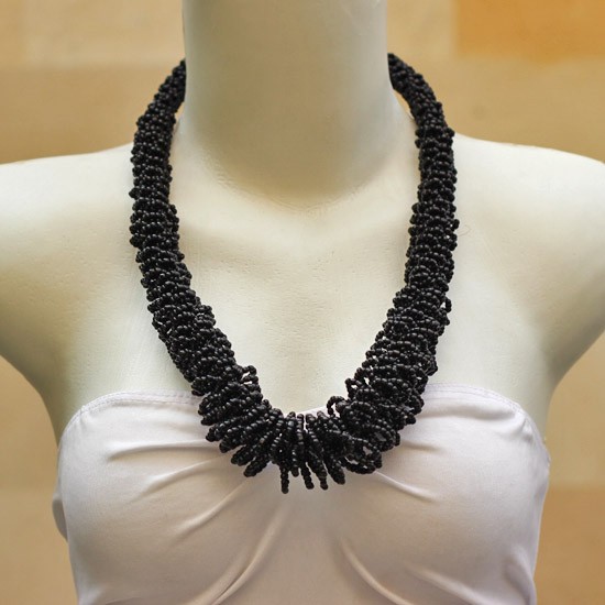 Black Beads Rolled