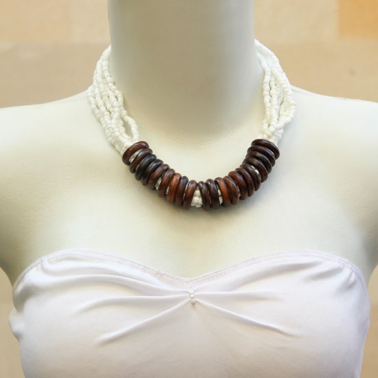 Wooden Circle White