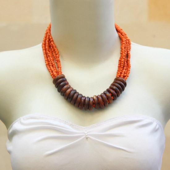 Wooden Circle Orange