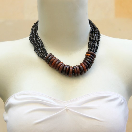 Wooden Circle Black