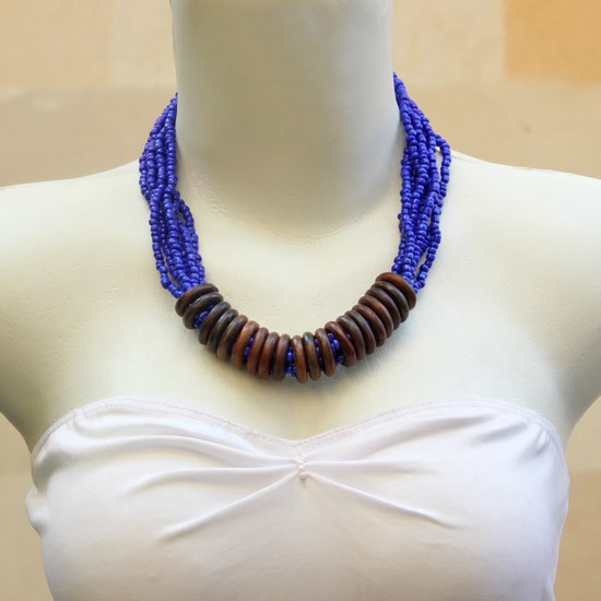 Wooden Circle Blue