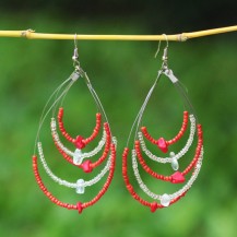 Pear Chain Red and White