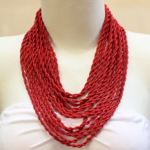 'Red beads twist