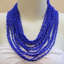 'Blue beads twist