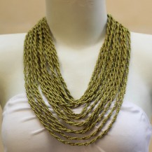 'Green beads twist