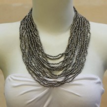 'Coiled Silver Beads