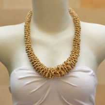 'Light Brown Beads Rolled