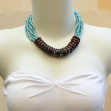 Wooden Circle Turquoise
