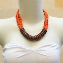 Wooden Circle Orange