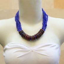 Wooden Circle Blue