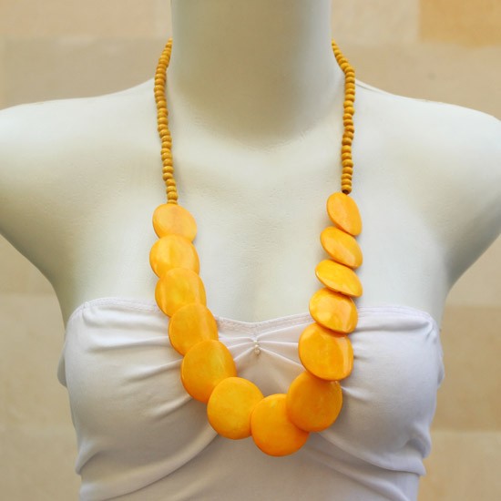 Yellow Round Half Chain