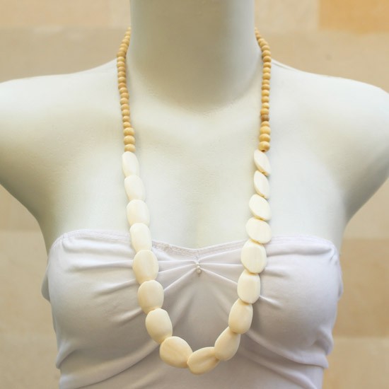 White Pear Half Chain