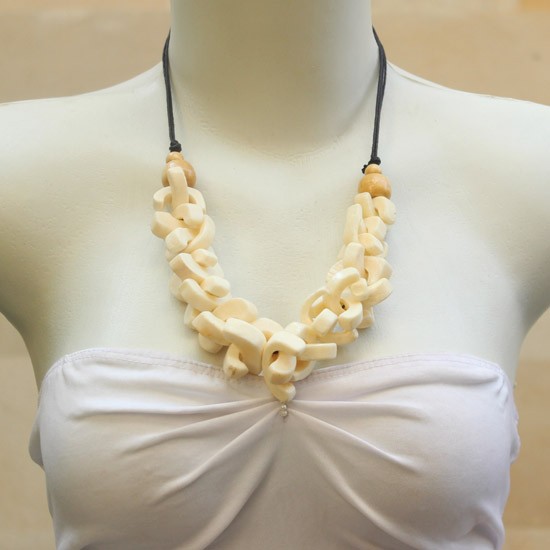 White Crosswise with String