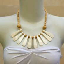 'Flatten White Bone Dangled