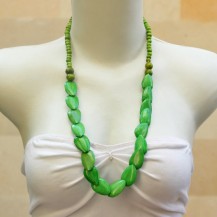 'Green Pear Half Chain