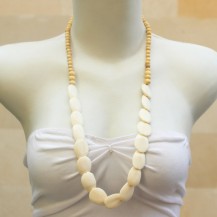 'White Pear Half Chain