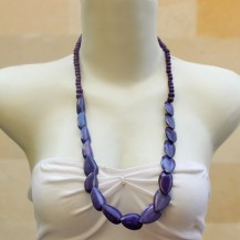 'Purple Pear Half Chain