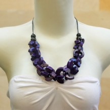Purple Crosswise with String