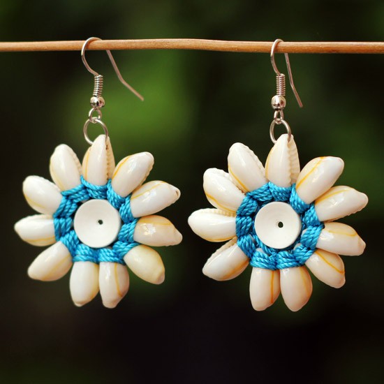 Blue Shell Flower