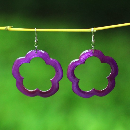 Flower line purple