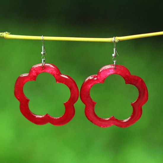 Flower line red