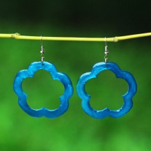 Flower line blue