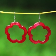 Flower line red