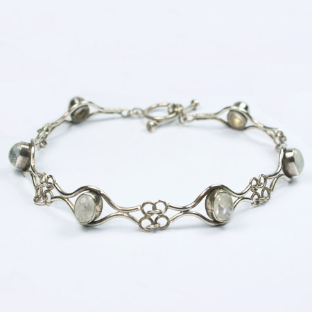 String Chain with Moonstone