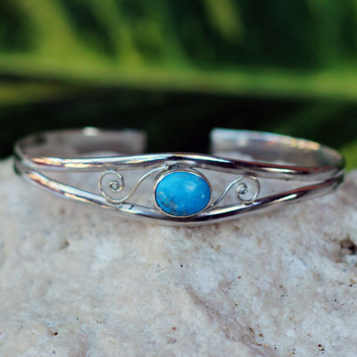 Oval Blue Turquise