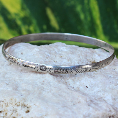 Carved Plain Bracelet 1