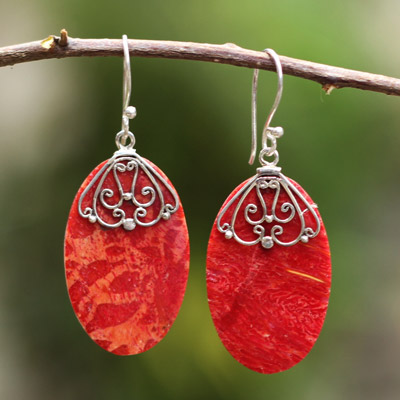 Round coral with wire