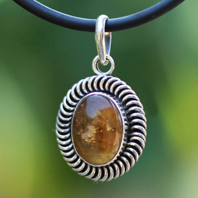 Flatten Coiled With Amber 