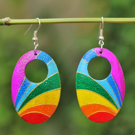 Oval Rainbow With Hole