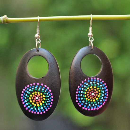 Oval Polka With Hole
