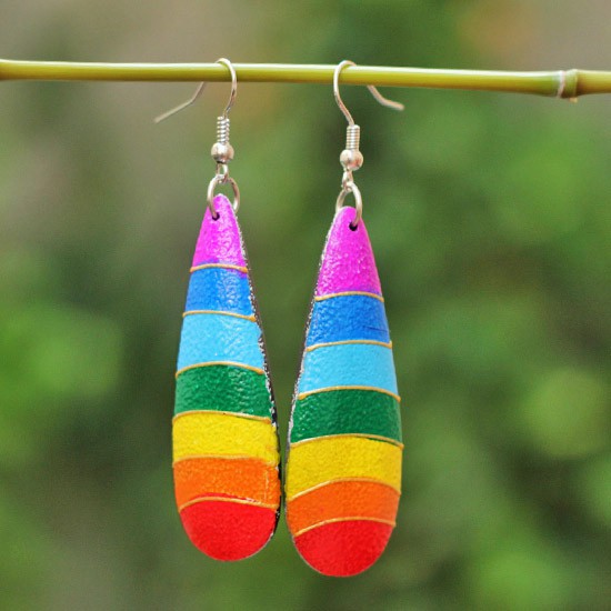 Rainbow Stripe Wooden 2