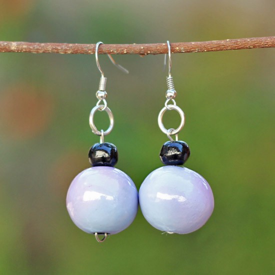 Purple Wooden Balls