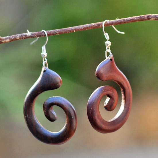 Plain Wooden Spiral