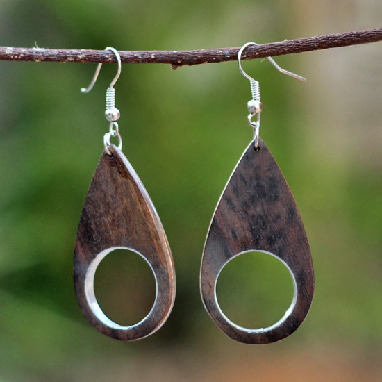 Pear Wooden With Hole