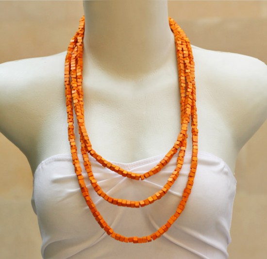 Orange Cubes Coiled