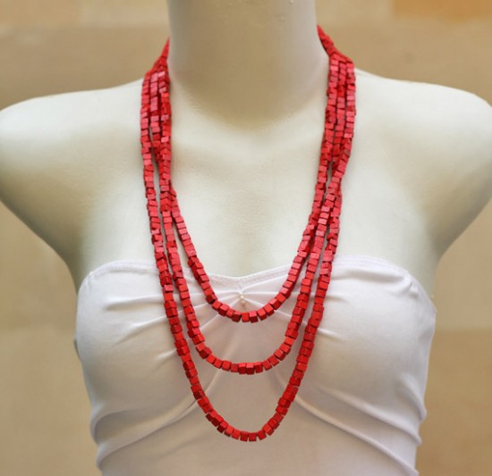 Red Cubes Coiled